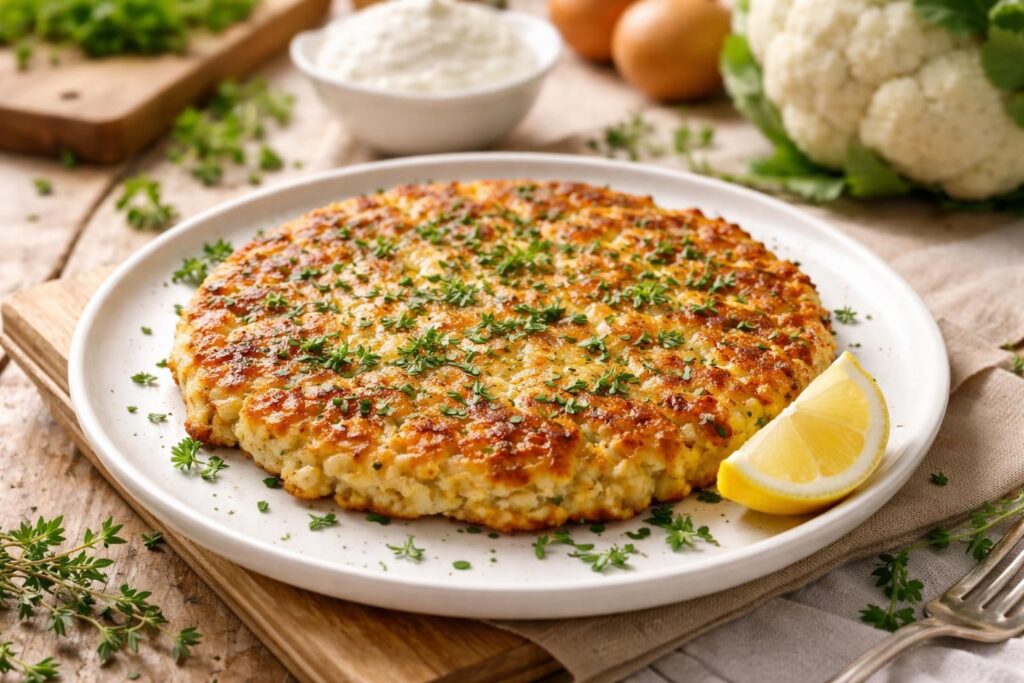découvrez notre recette de galette au chou-fleur, une alternative légère et savoureuse pour des repas gourmands et équilibrés.