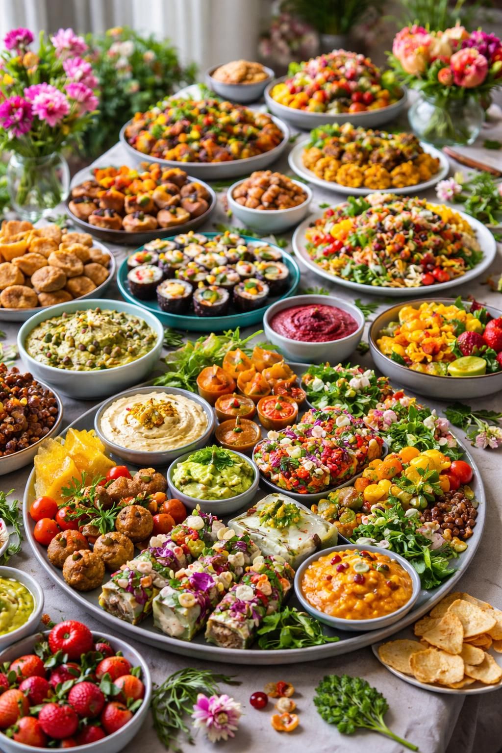 découvrez comment composer un buffet vegan savoureux et équilibré qui plaira à tous, avec des recettes simples et gourmandes adaptées à chaque goût.