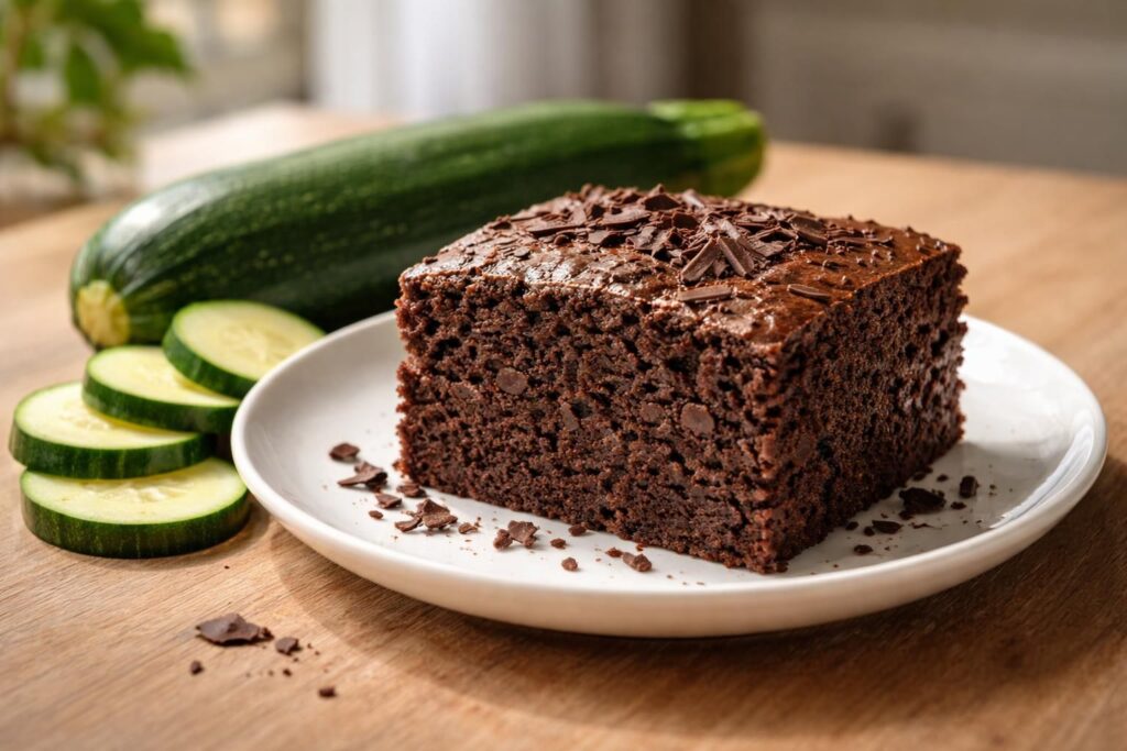 découvrez la recette du gâteau au chocolat et à la courgette, une astuce gourmande pour un dessert léger, moelleux et plein de saveurs, parfait pour toutes les occasions.