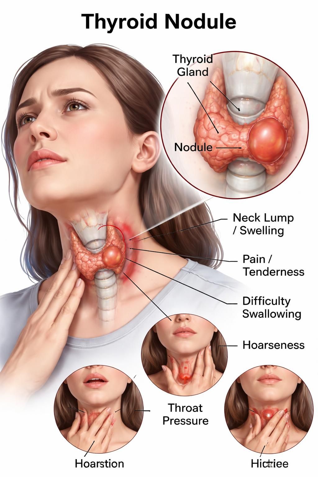 découvrez les symptômes des nodules thyroïdiens qui peuvent indiquer une gravité, afin d'agir rapidement et consulter un spécialiste pour un diagnostic précis.