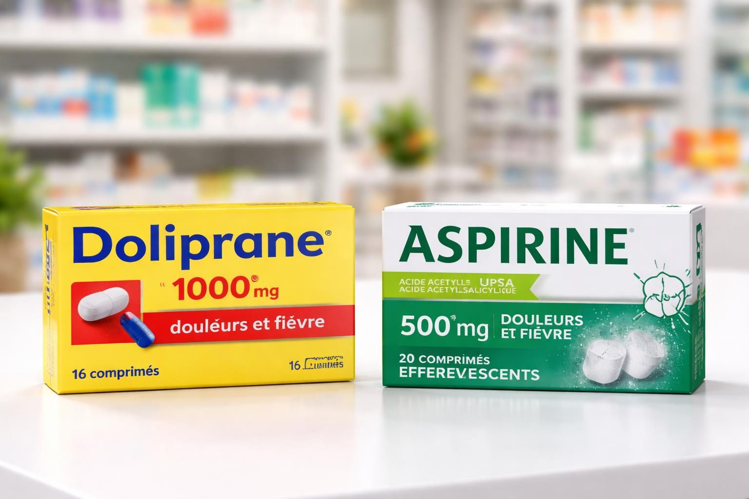 découvrez les différences entre doliprane et aspirine pour choisir le traitement le plus efficace contre la douleur. comparaison des usages, dosages et effets secondaires.