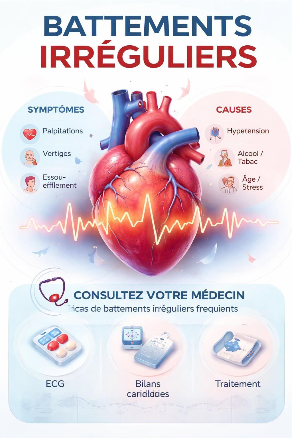 découvrez quand les extrasystoles au repos, ces battements cardiaques irréguliers, peuvent signaler un problème de santé et nécessiter une consultation médicale.