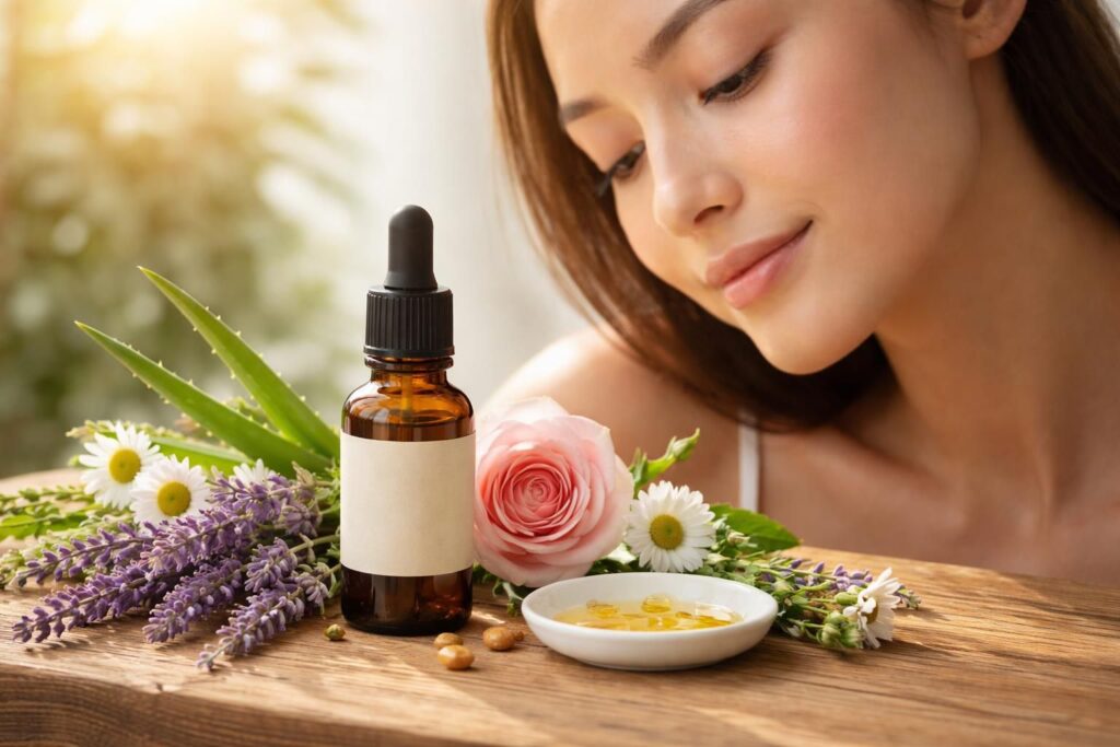 découvrez quelle huile essentielle anti-ride choisir pour votre visage en fonction de votre type de peau et profitez d'une formule adaptée pour une peau éclatante et plus jeune.