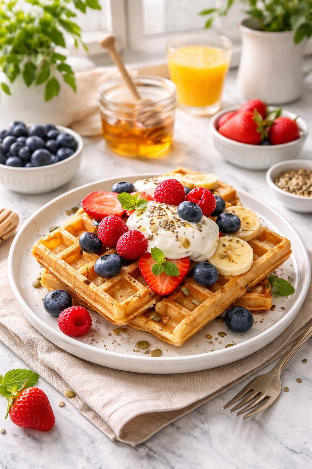 découvrez notre recette de gaufre healthy alliant gourmandise et légèreté, avec des astuces simples pour un plaisir sain à partager en famille.