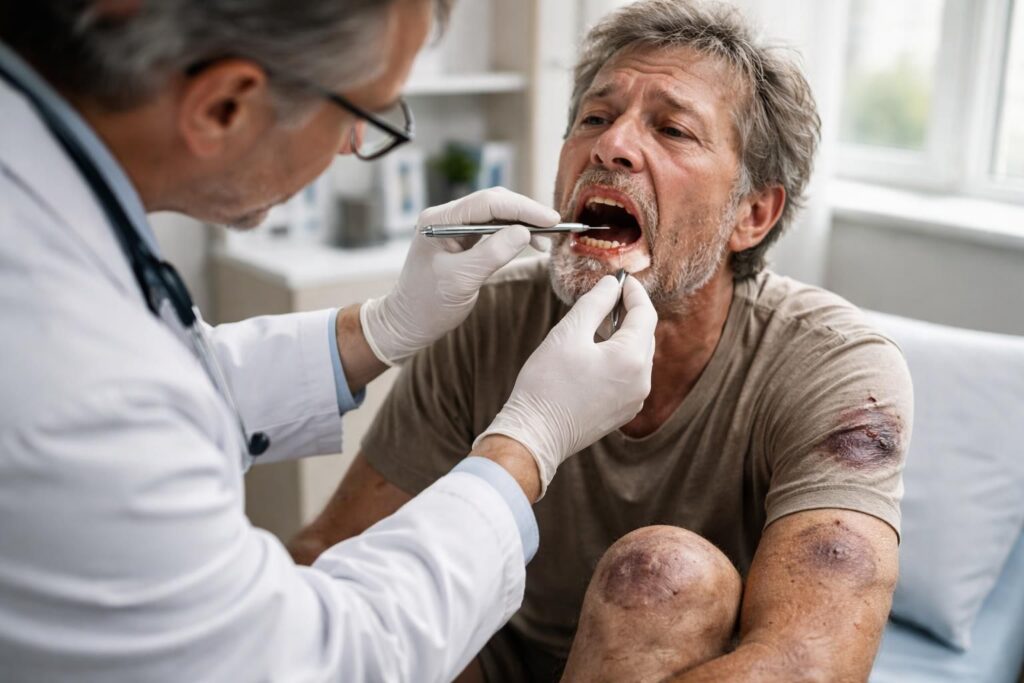 découvrez comment reconnaître les symptômes du scorbut afin d'agir rapidement et prévenir les complications graves liées à cette maladie.