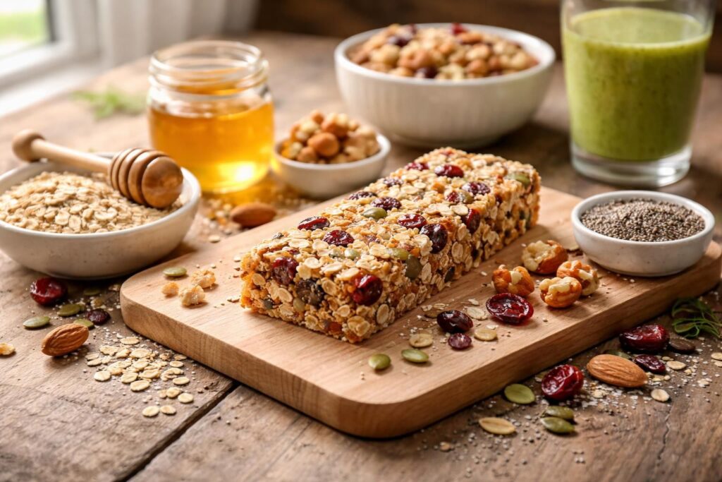 découvrez nos recettes simples de barres de céréales healthy maison pour un snack équilibré, parfait pour une pause gourmande et nutritive.