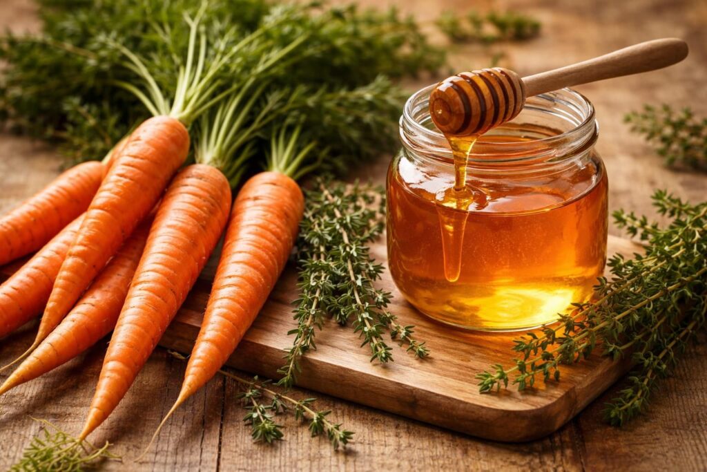 découvrez comment l'association carotte, miel et thym peut renforcer vos défenses naturelles tout en offrant une saveur délicieuse et bienfaisante pour votre santé.