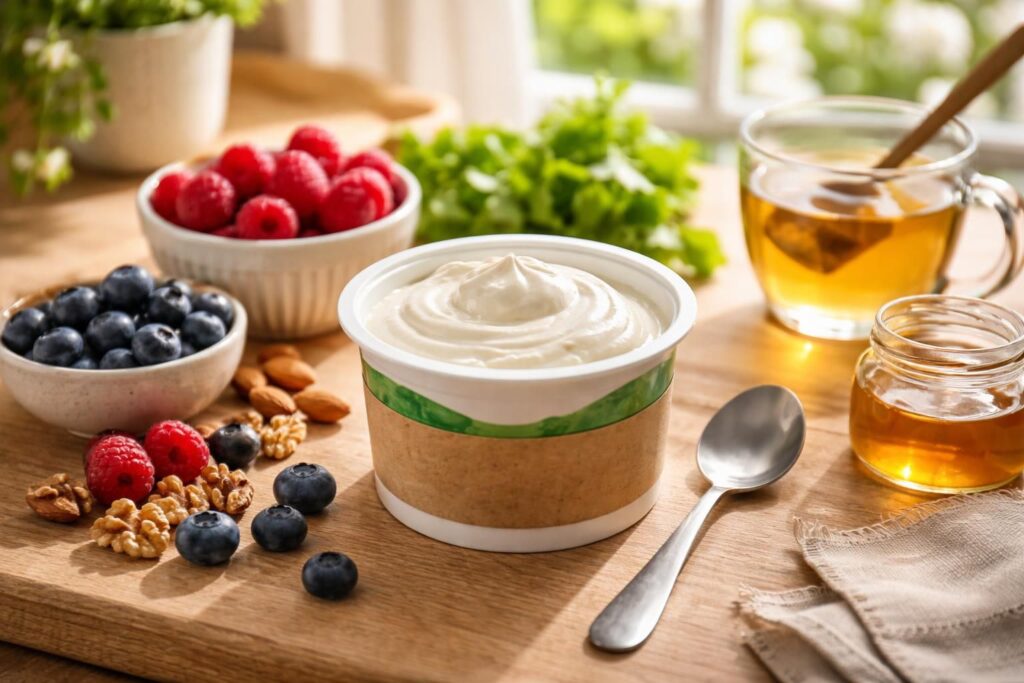 découvrez les bienfaits du yaourt grec bio pour une alimentation saine au quotidien : riche en protéines, probiotiques naturels et calcium pour votre bien-être.
