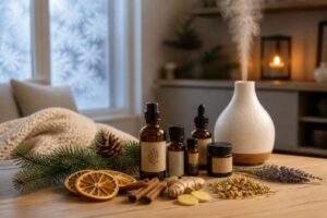 découvrez les huiles essentielles incontournables à avoir chez soi pour bien traverser l'hiver et favoriser votre bien-être au quotidien.