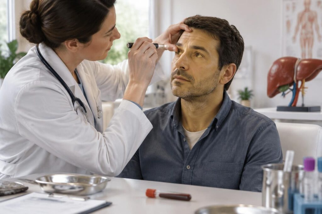 bilirubine élevée : découvrez les causes possibles, les symptômes à surveiller et les signes qui justifient de consulter rapidement un médecin.